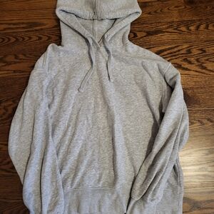 Gray Hooded Sweatshirt - Classic Pullover Hoodie